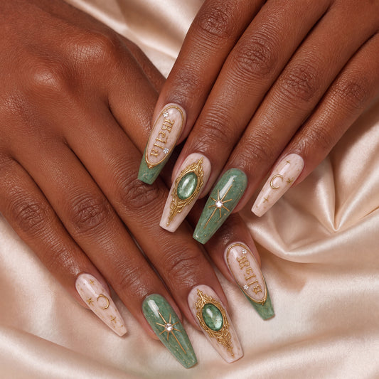 Jade Oracle - Personalized Press-On Nails alternate image