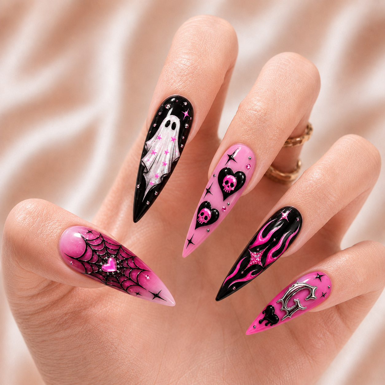 Spooky Y2K - Personalized Press-On Nails