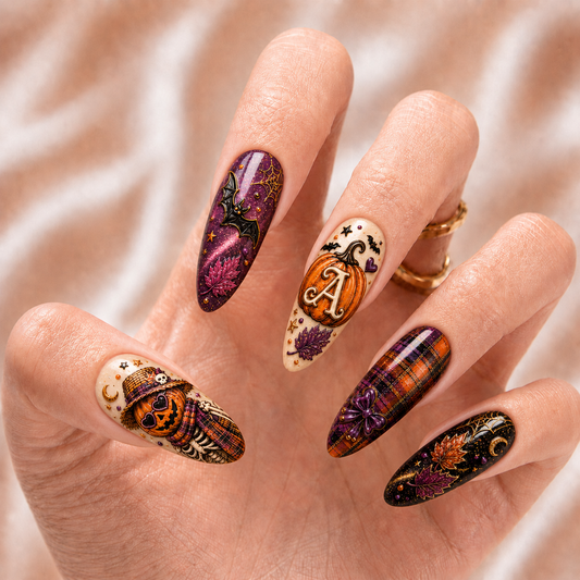 Halloween Skeleton - Personalized Press-On Nails alternate image