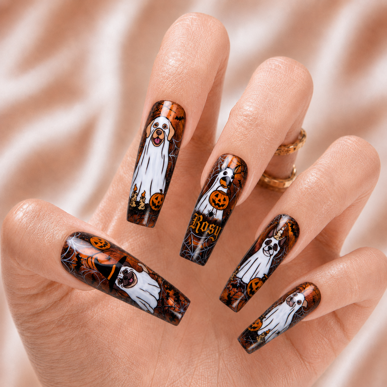 Ghost Dog - Personalized Press-On Nails
