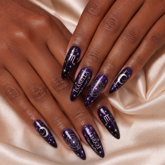 Mystic Galaxy - Personalized Press-On Nails alternate image