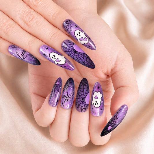 Ghost Hug Besties – Personalized Press-On Nails alternate image