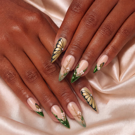 Jade Canopy - Personalized Press-On Nails alternate image