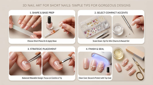 3D Nail Art for Short Nails: Easy Techniques That Work Well