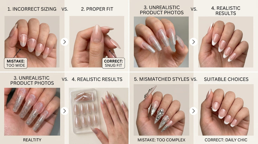 Avoid These 5 Mistakes When You Buy Press On Nails Online