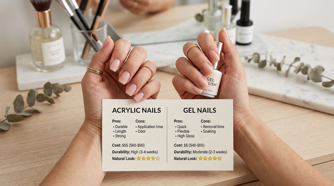 Acrylic Nails That Look Natural vs Gel: Square Nails Guide