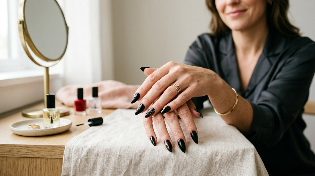 Black Press on Stiletto Nails: Color & Styling Guide