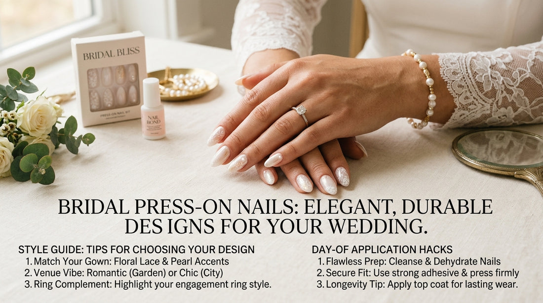 Bridal Press On Nails: Elegant & Durable for Your Wedding