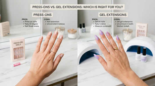 Gel Extension Designs vs Press-Ons: Which Is Better?