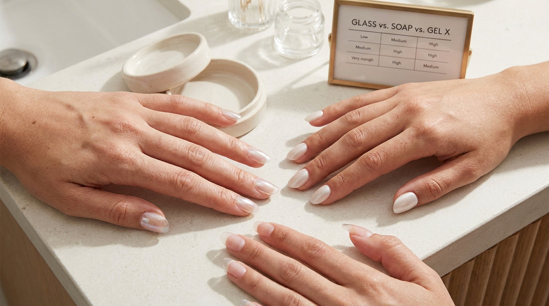 Glass Nails Press On vs Soap Nails and Gel X: Which Is Best?
