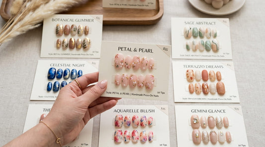 Handmade Press On Nail Sets: Design Inspiration Gallery