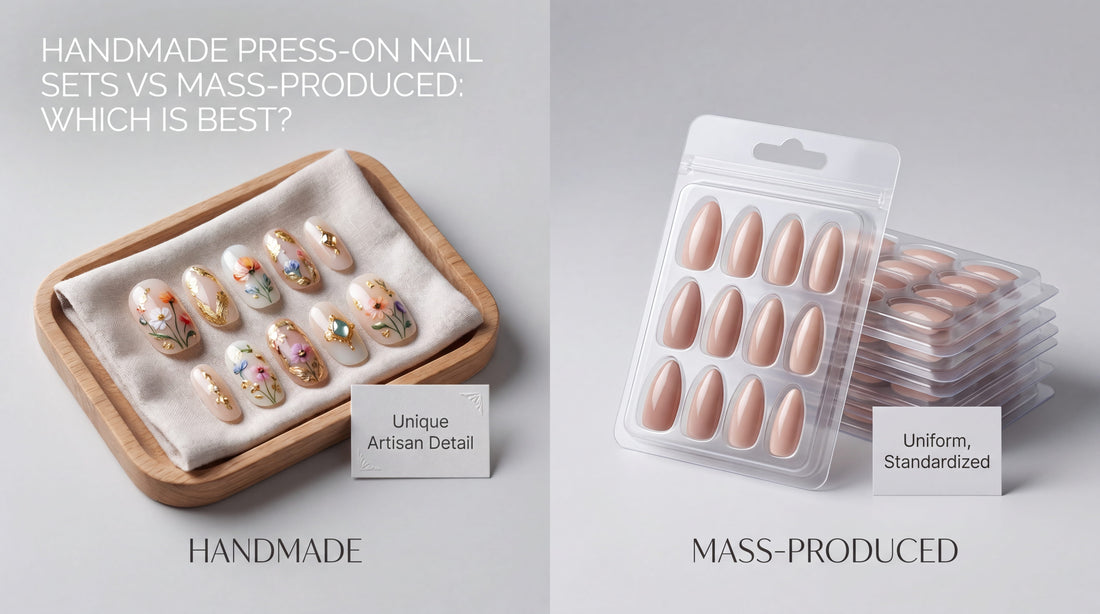 Best Handmade Press On Nail Sets vs Mass-Produced: A Guide