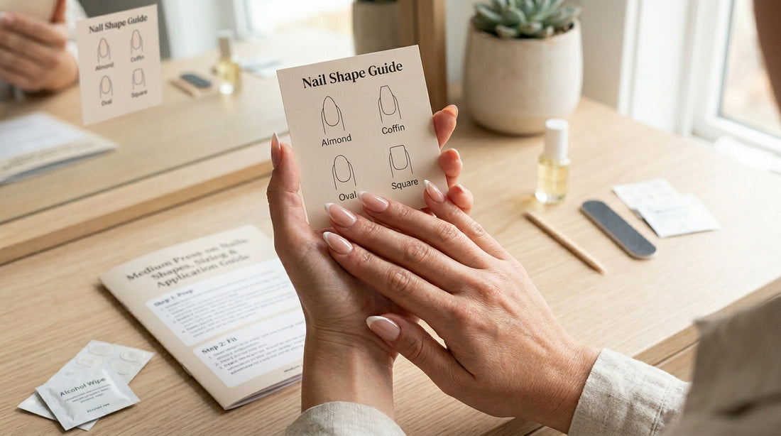Medium Press on Nails: Shapes, Sizes, and Application Tips