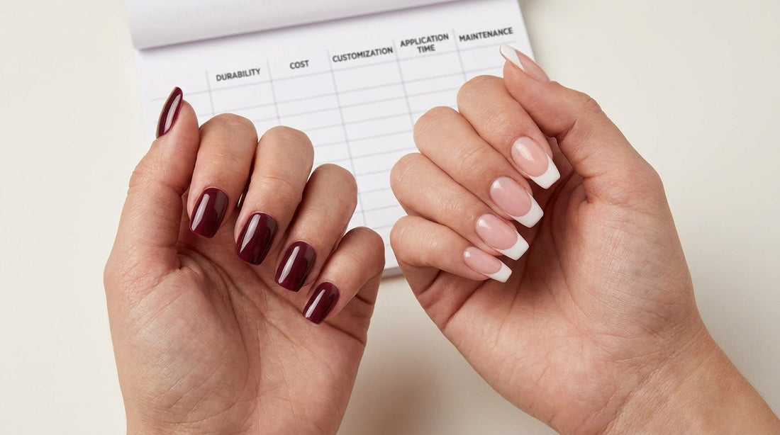 Press on Nails vs Acrylic Nails: Luxury Comparison Guide