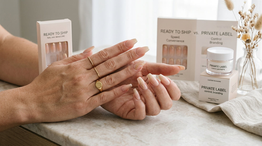 Ready to Ship Press On Nails vs Private Label: Which to Choose?