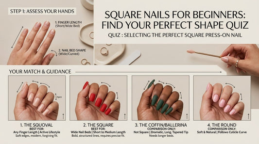 Square Nails for Beginners: Find Your Perfect Shape Quiz