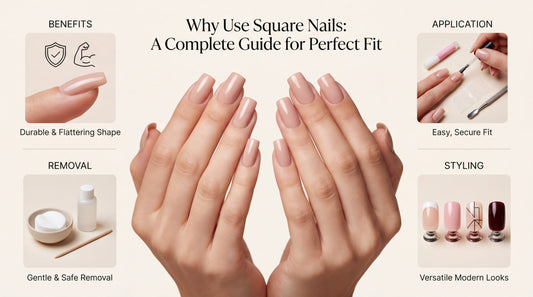 Why Use Square Nails? Application, Removal & Styling Tips