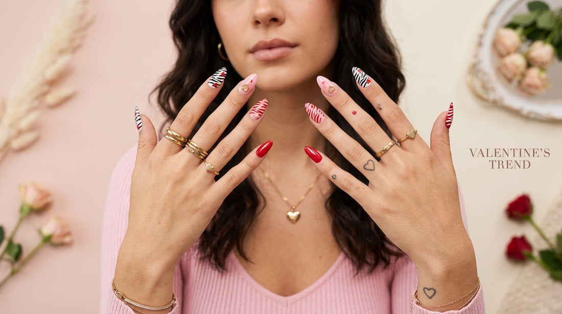 Zebra Nail Designs: The Unexpected Valentine Trend