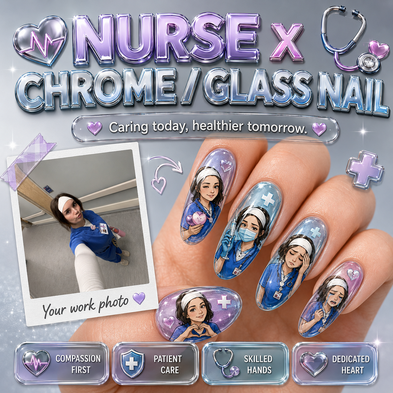 CUSTOMIZE CAREER NAILS