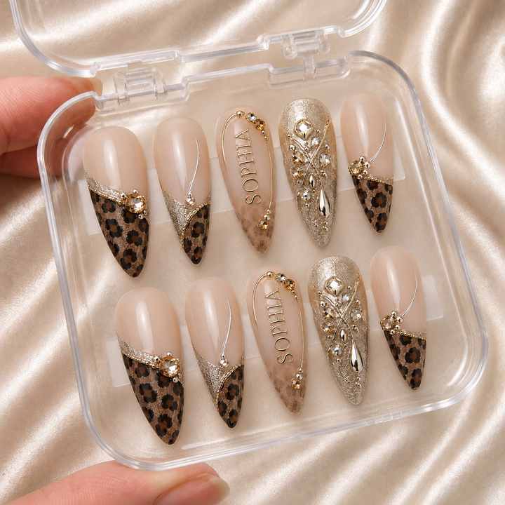 Safari Royale - Personalized Press-On Nails