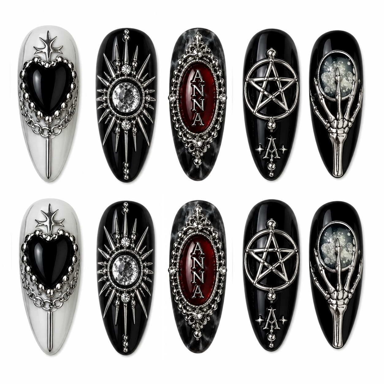 Witchborne Velvet - Personalized Press-On Nails