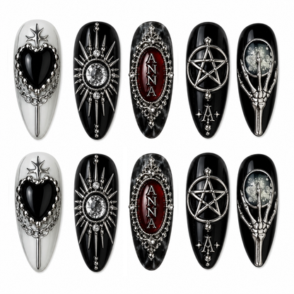 Witchborne Velvet - Personalized Press-On Nails