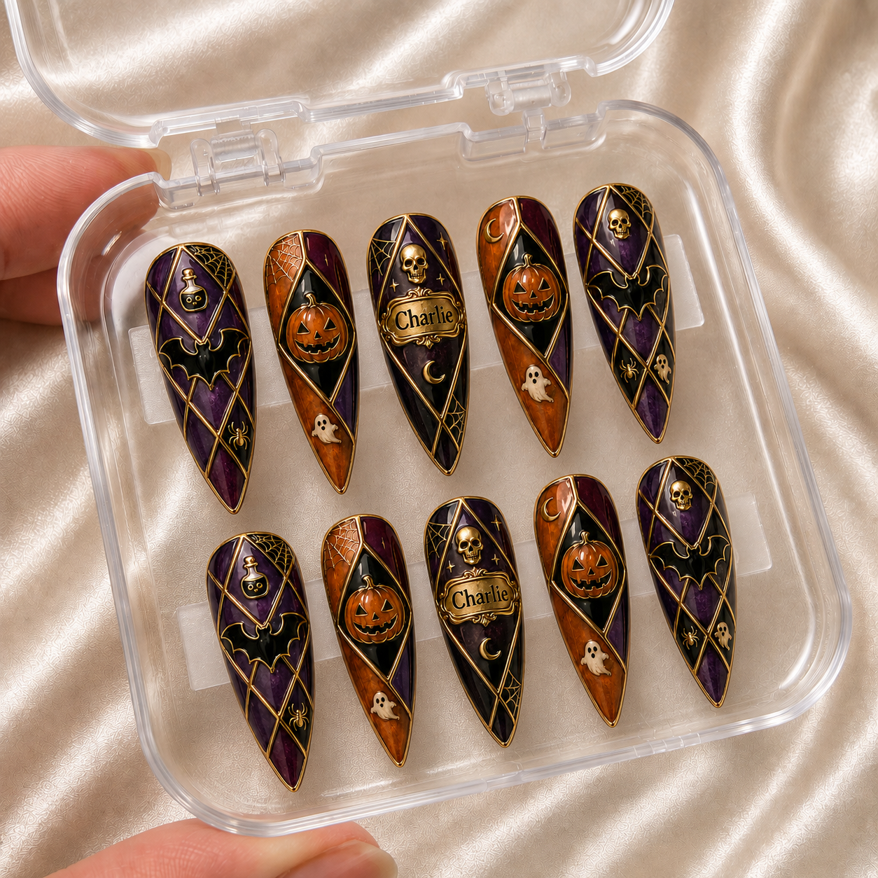 Cathedral of Shadows - Personalized Press-On Nails