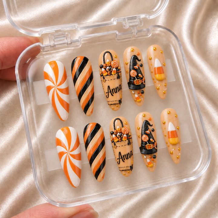 Sweet Witch Candy - Personalized Press-On Nails