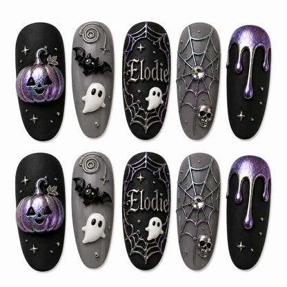 Violet Haunt – Personalized Press-On Nails