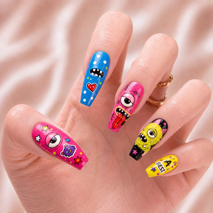 Fuggler Monster Bestie - Personalized Press-On Nails