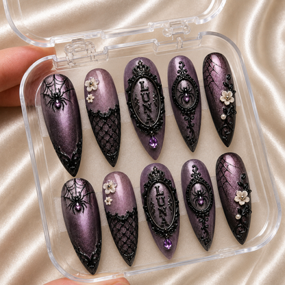 The Violet Relic - Personalized Press-On Nails