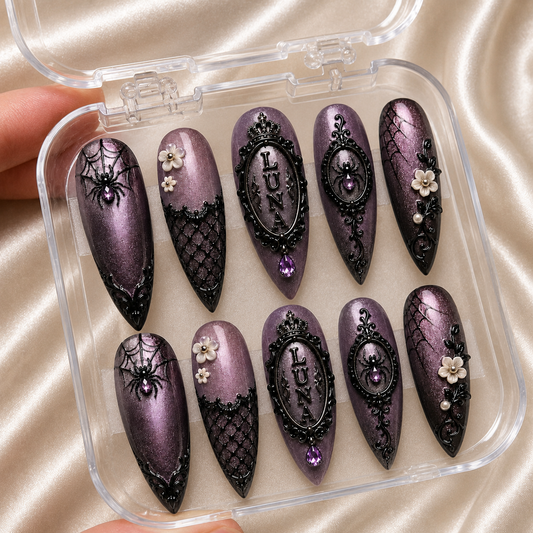 The Violet Relic - Personalized Press-On Nails
