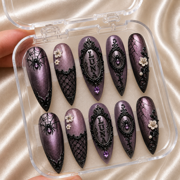 The Violet Relic - Personalized Press-On Nails