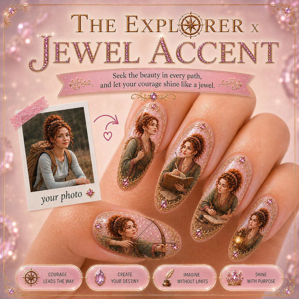 CUSTOMIZE PRINCESS NAILS