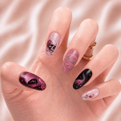 Blush Reaper Garden - Personalized Press-On Nails