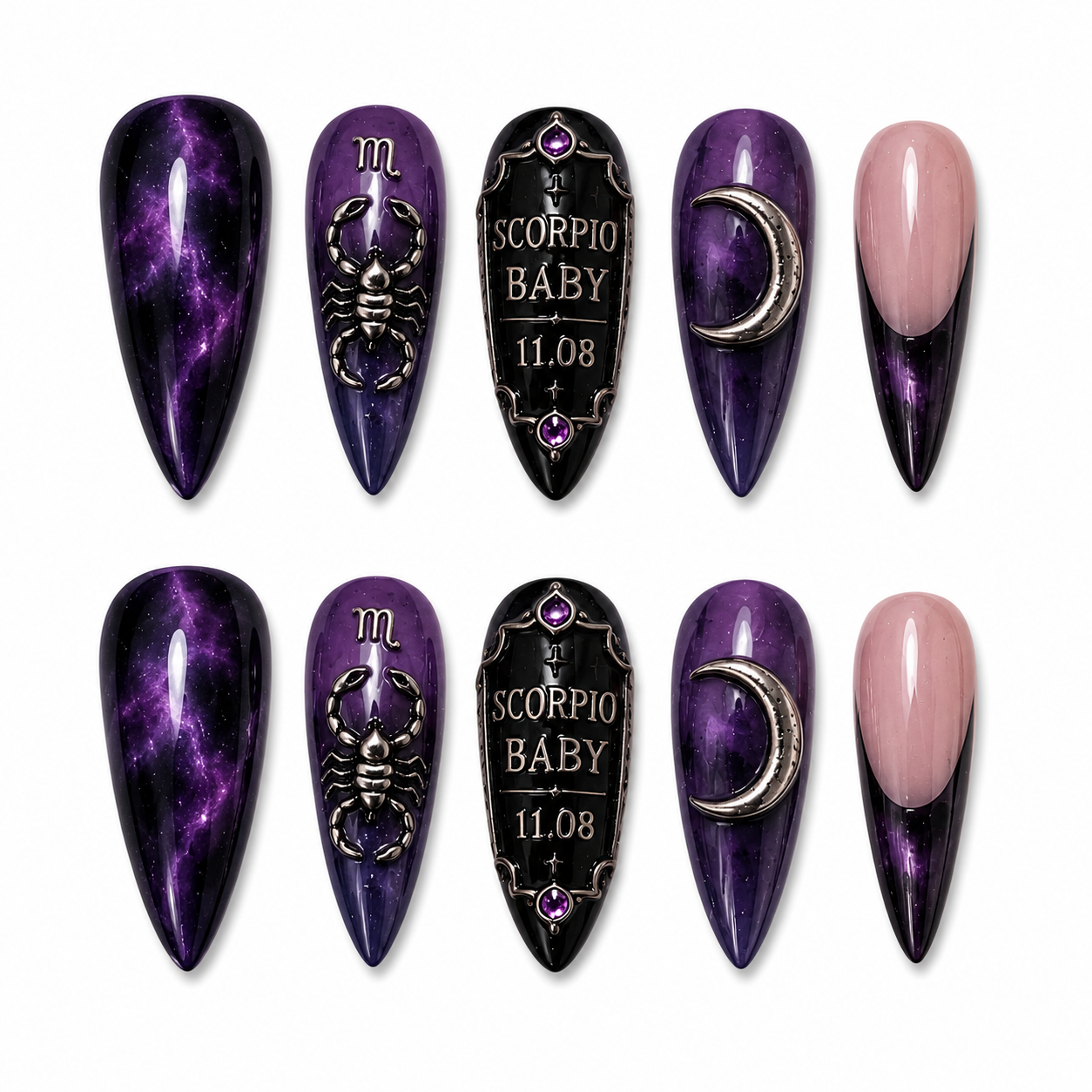 Celestial Venom - Personalized Press-On Nails