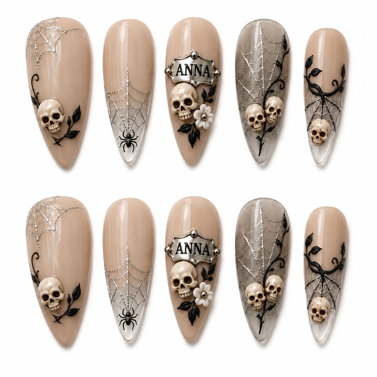 The Last Epitaph - Personalized Press-On Nails