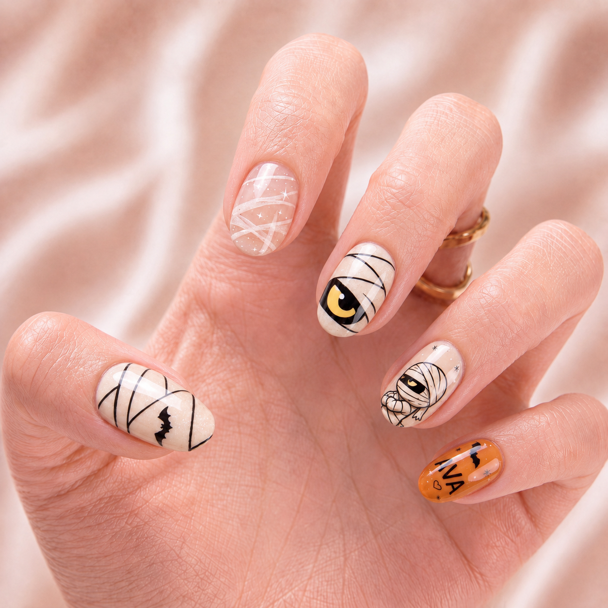 Grumpy Mummy Bestie - Personalized Press-On Nails