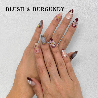 BLUSH & BURGUNDY