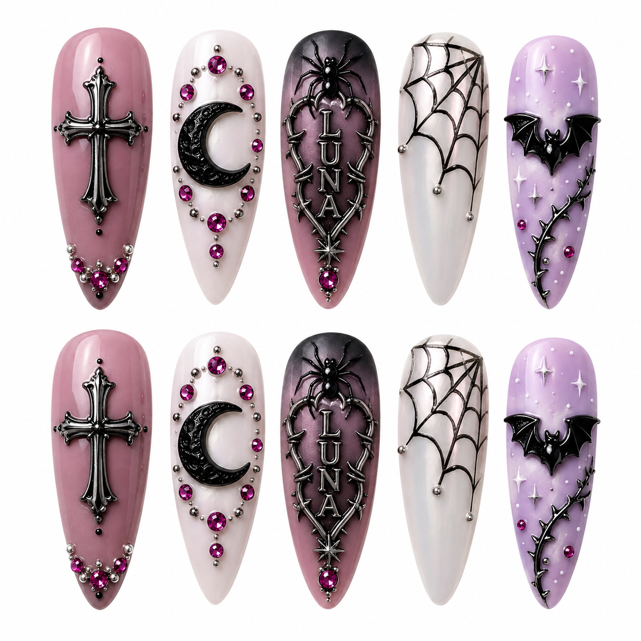 Moonthorn Reverie - Personalized Press-On Nails