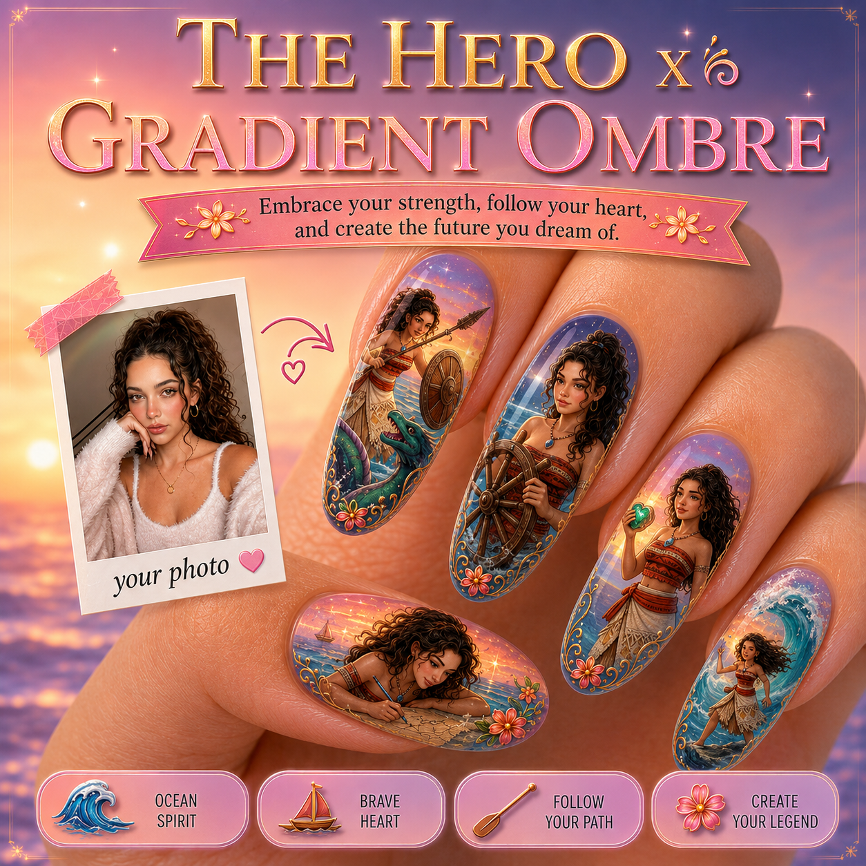 CUSTOMIZE PRINCESS NAILS