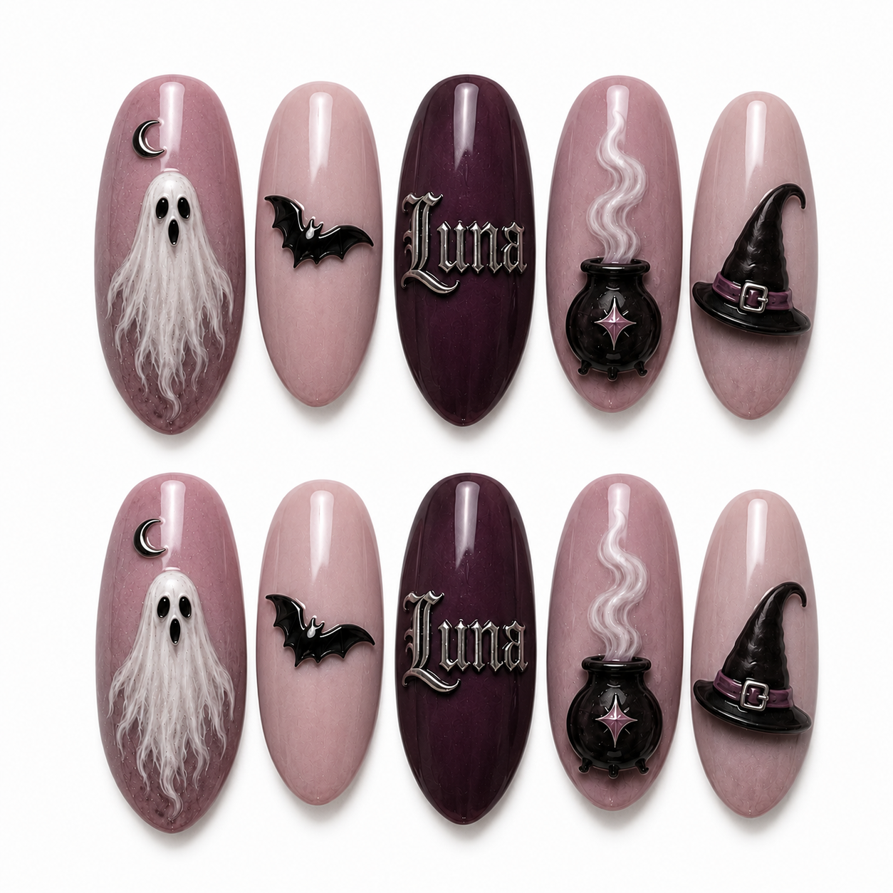 Dusty Witch Coven- Personalized Press-On Nails