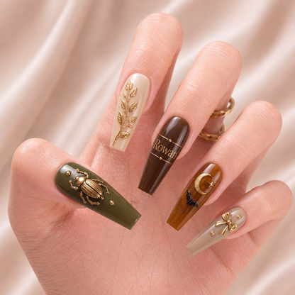 Olive Moon Curiosities - Personalized Press-On Nails