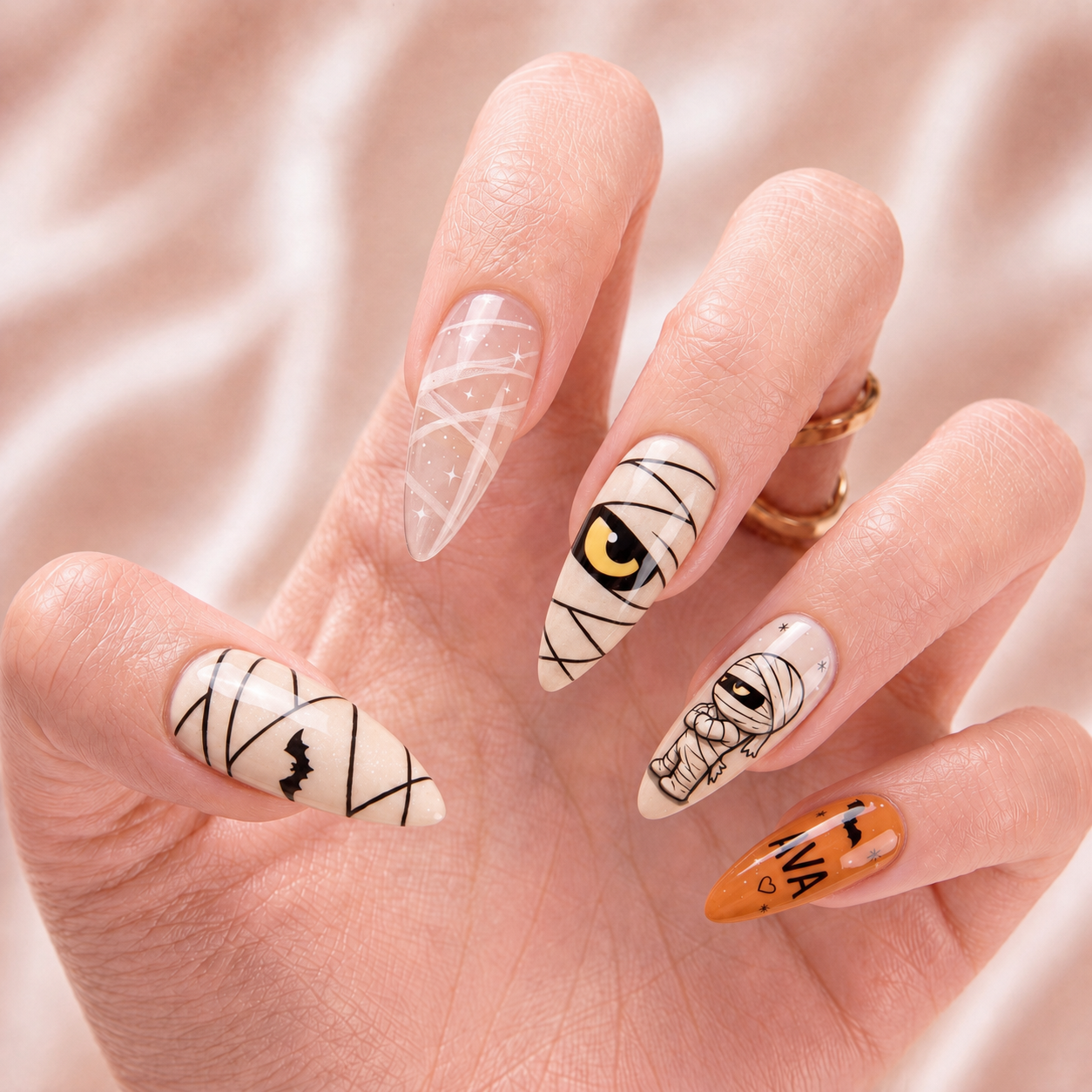 Grumpy Mummy Bestie - Personalized Press-On Nails