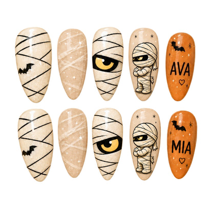 Grumpy Mummy Bestie - Personalized Press-On Nails