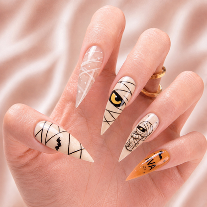 Grumpy Mummy Bestie - Personalized Press-On Nails