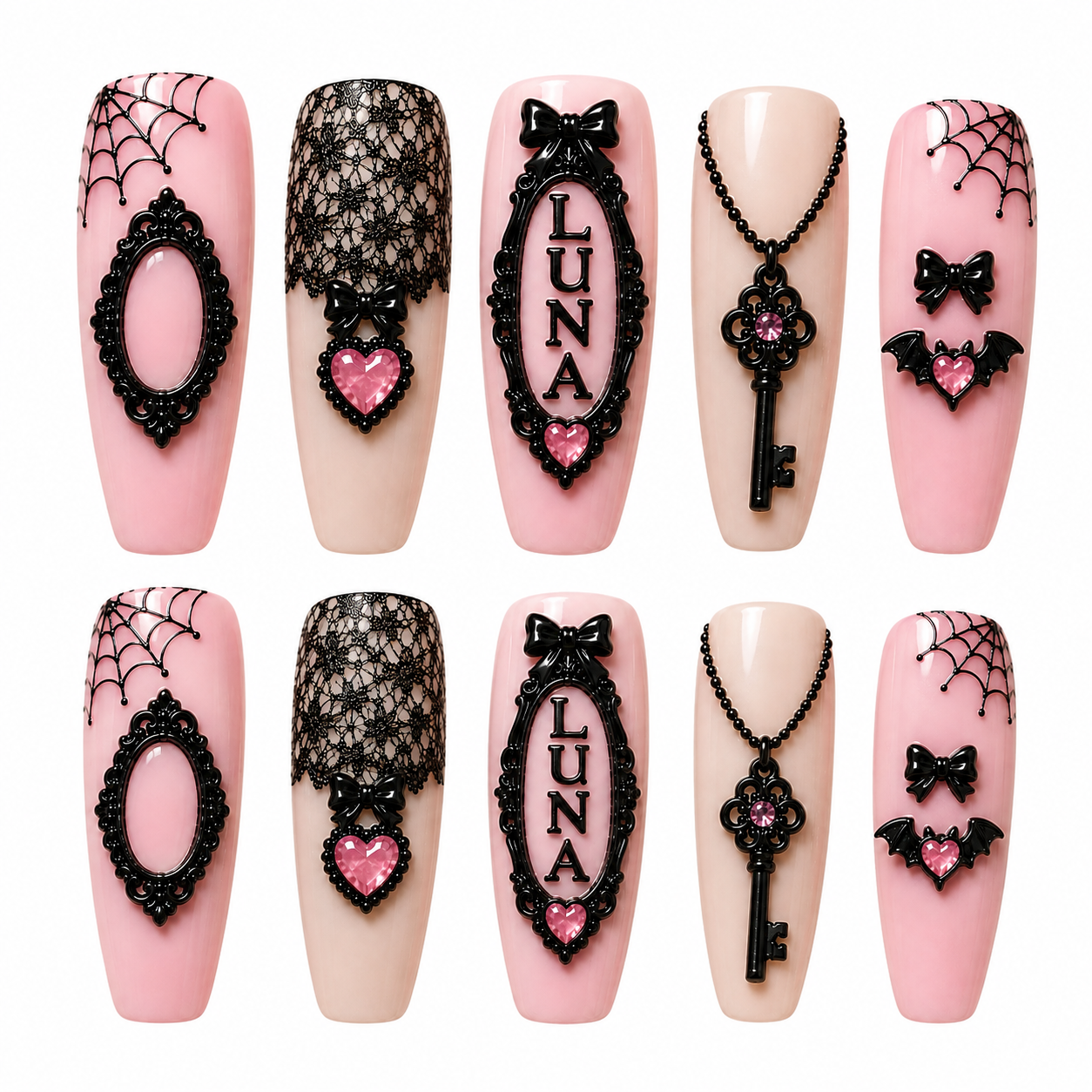 Forbidden Darling - Personalized Press-On Nails