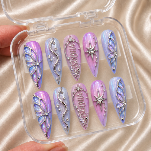 Astral Opaline - Personalized Press-On Nails