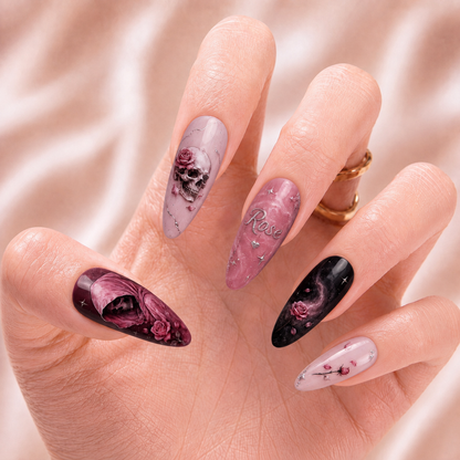 Blush Reaper Garden - Personalized Press-On Nails