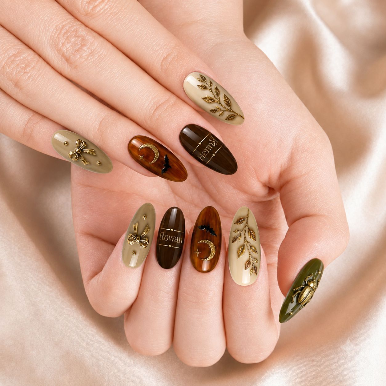 Olive Moon Curiosities - Personalized Press-On Nails